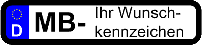 Externer Link: MB - Ihr Wunschkennzeichen