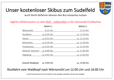 Bild vergr��ern: Skibus Fischbachau