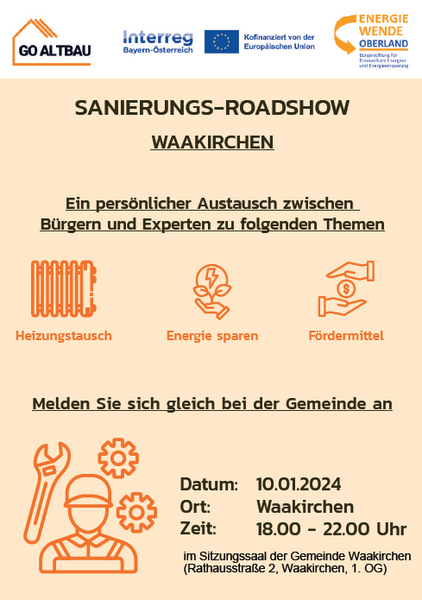 Sanierungs-Roadshow Waakirchen