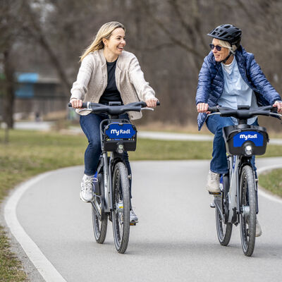 Bild vergr&ouml;&szlig;ern: MyRadl fahrend